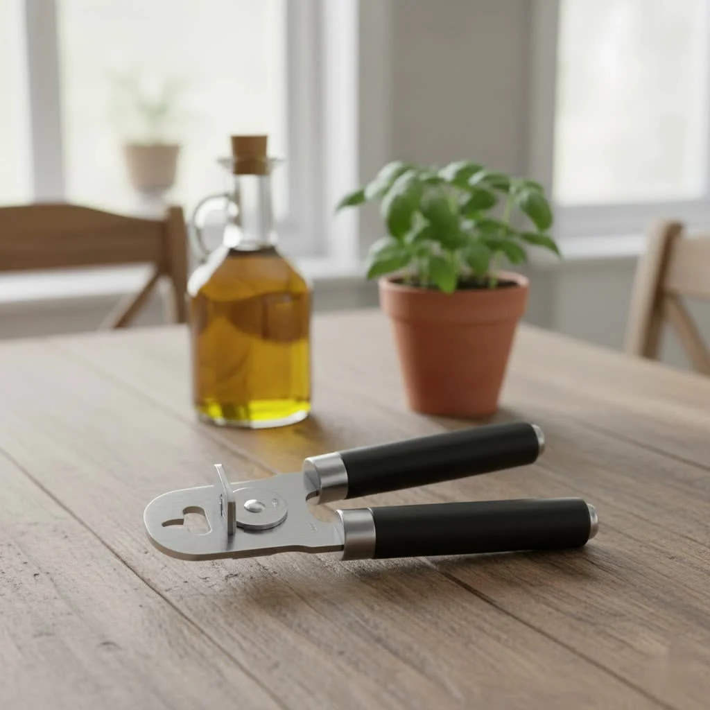 Industrial can opener for commercial kitchens