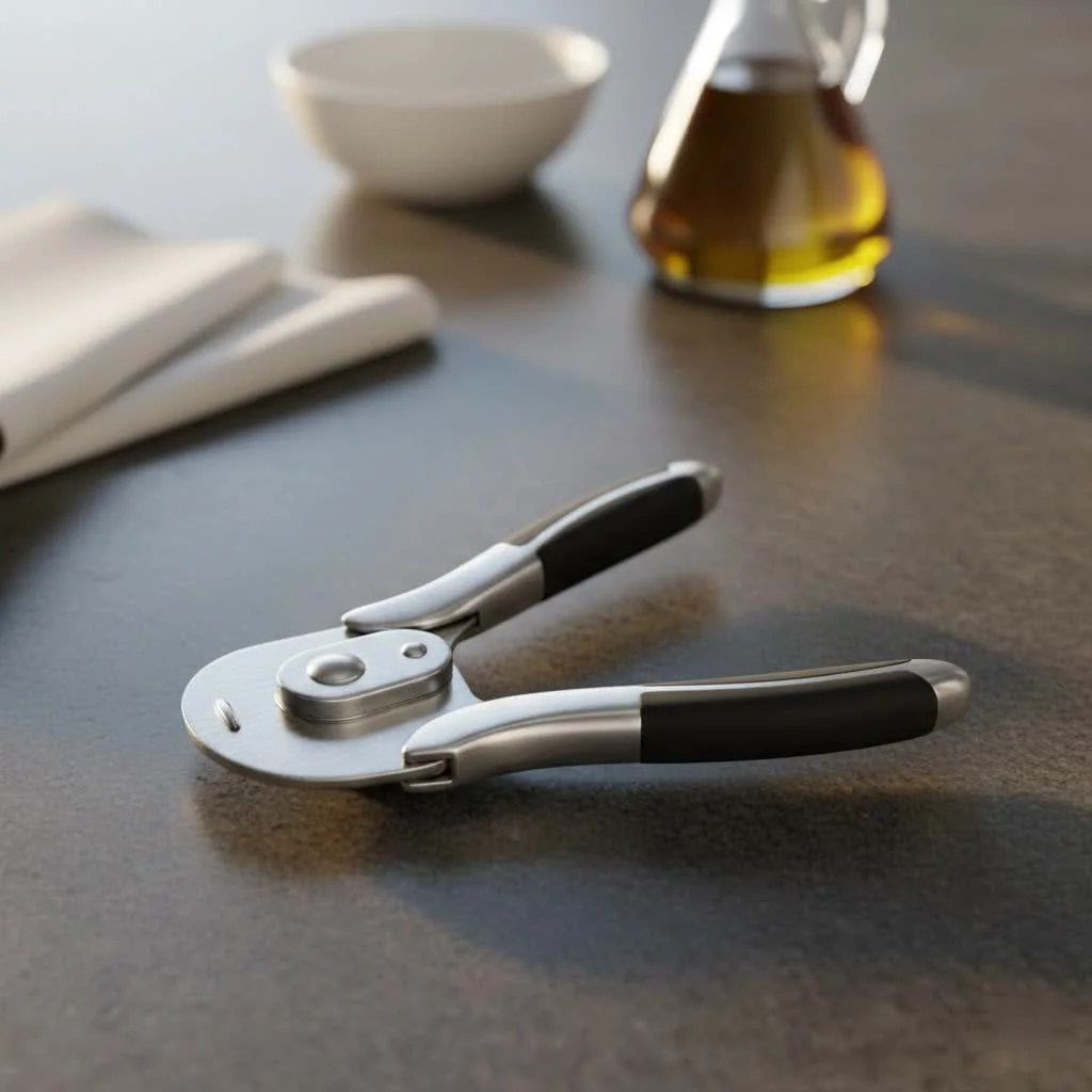 Cuisinart electric can opener on a kitchen counter